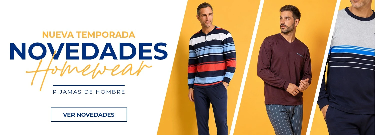 NOVEDADES PIJAMA Y HOMEWEAR HOMBRE 2026