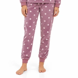 Pijama mujer tejido coralina dise&ntilde;o topos