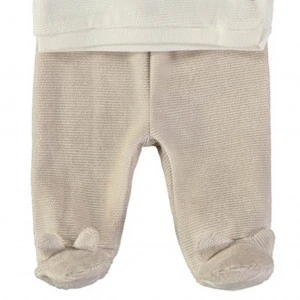 Pijama beb&eacute; dos piezas aterciopelado