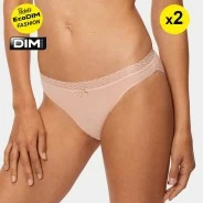 Braga bikini Ecodim pack 2 cintura encaje 