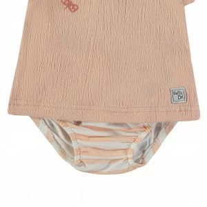 Conjunto beb&eacute; camiseta y braguita algod&oacute;n
