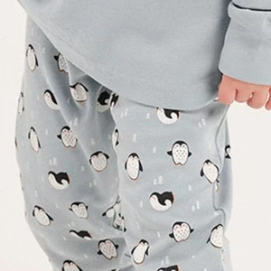 Pijama infantil manga larga algod&oacute;n