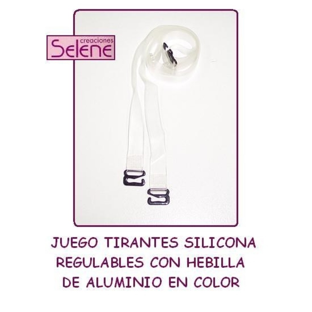 Tirantes silicona regulables pack 2