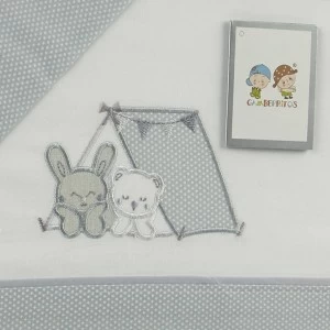 Sabanas de cuna juego de 3 piezas bordado 