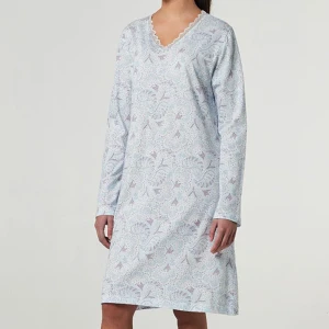 Camis&oacute;n manga larga mujer cuello pico