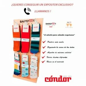 Calcetin infantil liso calzado saludable barefoot
