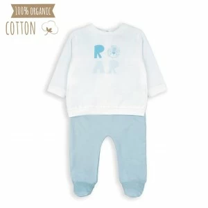 Pijama bebe 100% algodon org&aacute;nico familia le&oacute;n