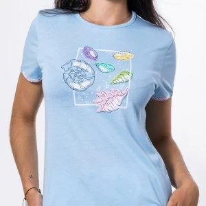 Pijama mujer manga corta algod&oacute;n