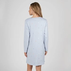 Camis&oacute;n mujer manga larg cuello botones