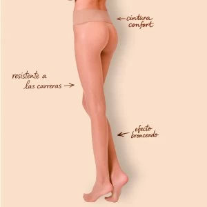 Panty 8 den invisible second skin sin carreras 