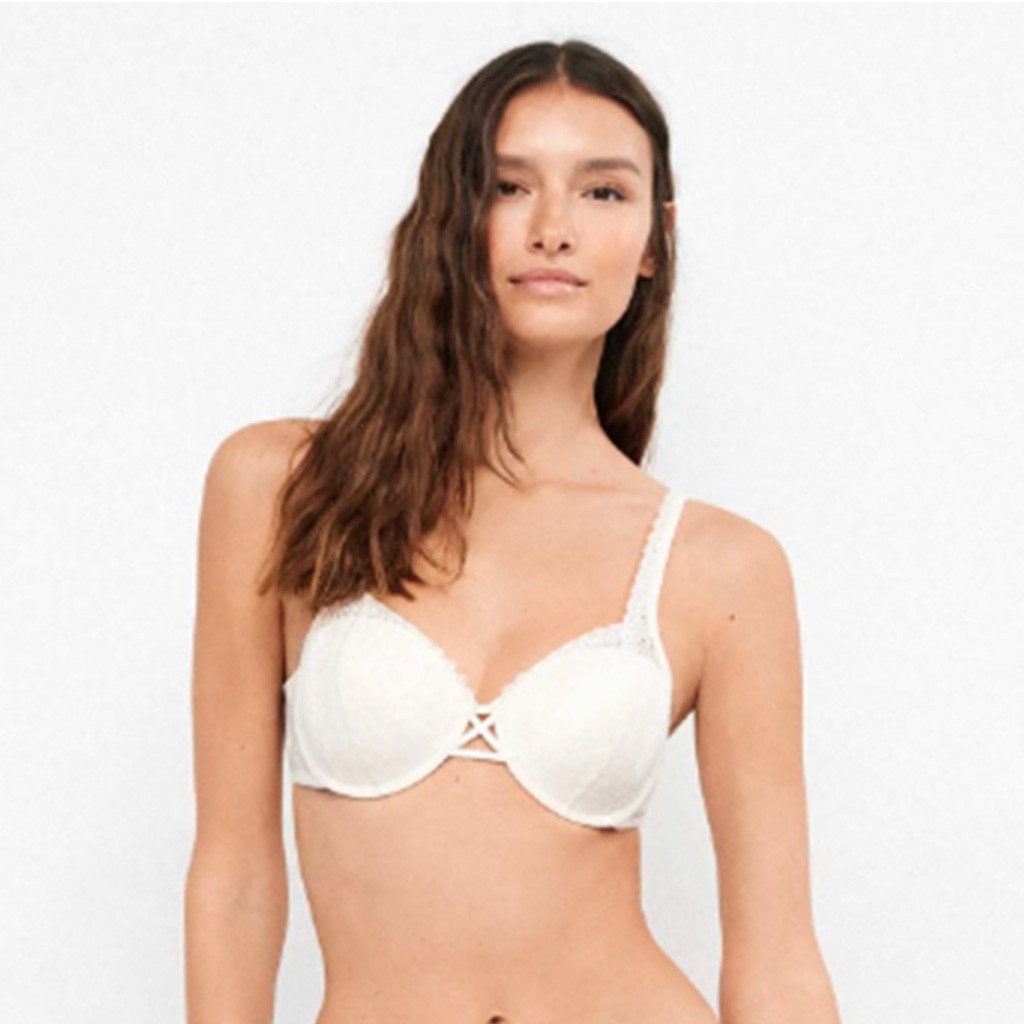 Sujetador mujer encaje con aros