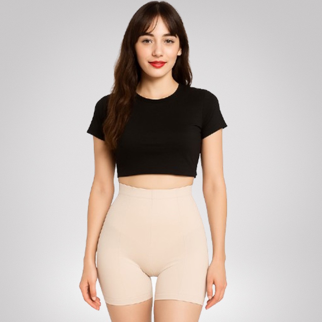Faja pantalón microfibra cintura alta 