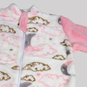 Pelele coralina estampado cremallera