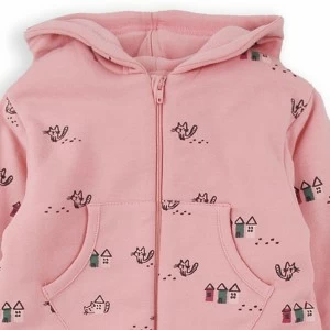 Buzo bebe algod&oacute;n guateado estampado