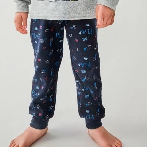 Pijama ni&ntilde;o manga larga terciopelo
