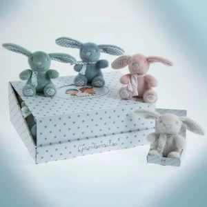 Peluche conejito orejotas expositor 12 surtido 
