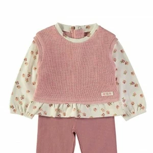 Conjunto beb&eacute; dos piezas manga larga