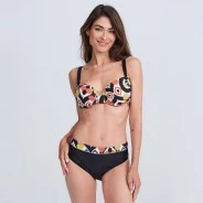 Conjunto ba&ntilde;o mujer sujetador y braga estampado