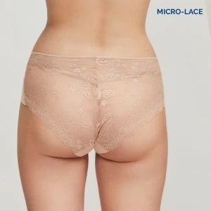 Braga alta corte l&aacute;ser y encaje Micro Lace Undies