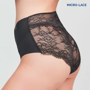 Braga alta corte l&aacute;ser y encaje Micro Lace Undies