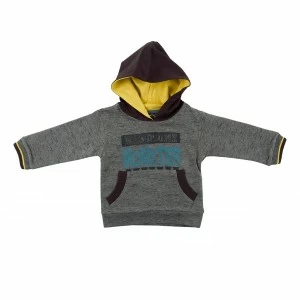 Sudadera beb&eacute; con capucha y bolsillo