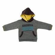Sudadera beb&eacute; con capucha y bolsillo