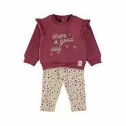 Conjunto beb&eacute; algod&oacute;n estampado