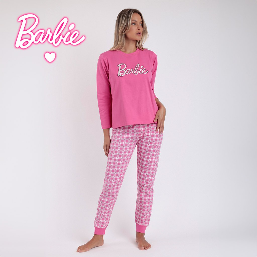 Pijama mujer algodón diseño Barbie