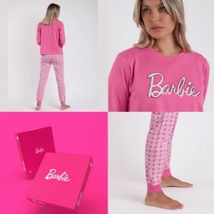 Pijama mujer algod&oacute;n dise&ntilde;o Barbie