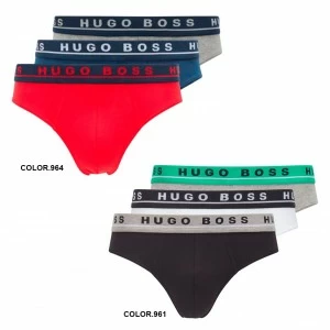 Slip hombre Algod&oacute;n-Elastano goma vista