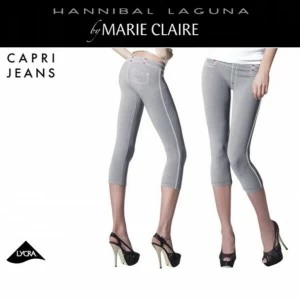 Leggings tejanos pirata algod&oacute;n