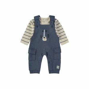 Conjunto beb&eacute; algod&oacute;n peto y camiseta