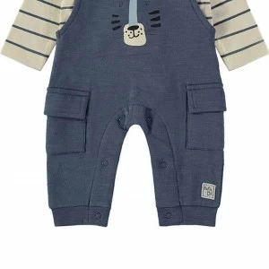 Conjunto beb&eacute; algod&oacute;n peto y camiseta