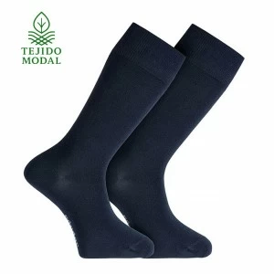Calcetin hombre tacto suave modal pu&ntilde;o antipres