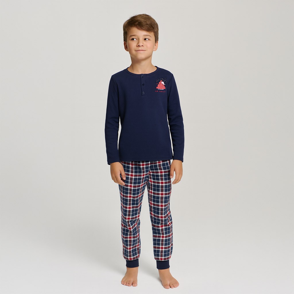 Pijama infantil manga larga Snoopy