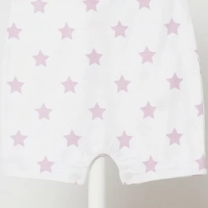 Pelele beb&eacute; manga corta estampado