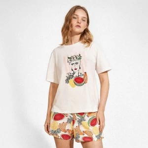 Pijama corto mujer Frida Kahlo