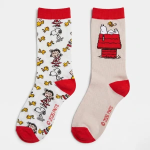 Calcet&iacute;n estampado mujer dise&ntilde;o Snoopy