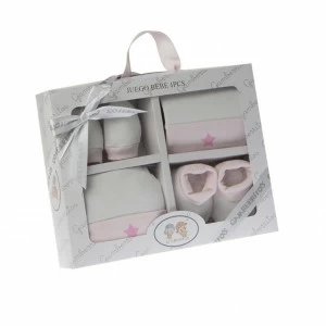 Estuche regalo bebe 5 piezas recien