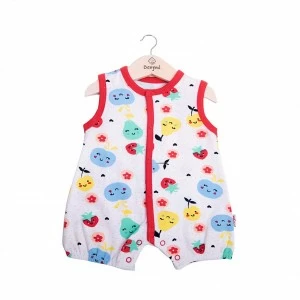 Pelele sin mangas algod&oacute;n estampado