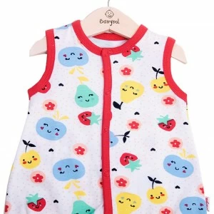 Pelele sin mangas algod&oacute;n estampado