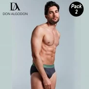 Slip algod&oacute;n el&aacute;stico cintura goma vista colores