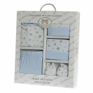 Estuche regalo bebe 5 piezas algod&oacute;n 100%