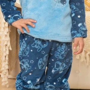 Pijama ni&ntilde;o coralina estampado
