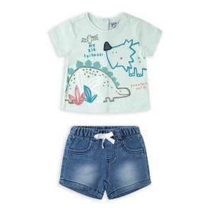 Conjunto beb&eacute; dos piezas jeans