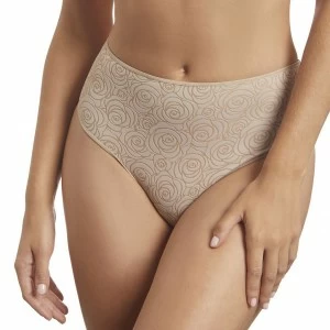 Braga alta jacquard floreado para Teresa y Mariv&iacute;