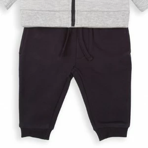 Chandal bebe largo 2 piezas abierto con capucha