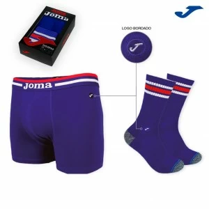 Estuche regalo b&oacute;xer y calcet&iacute;n bordados joma