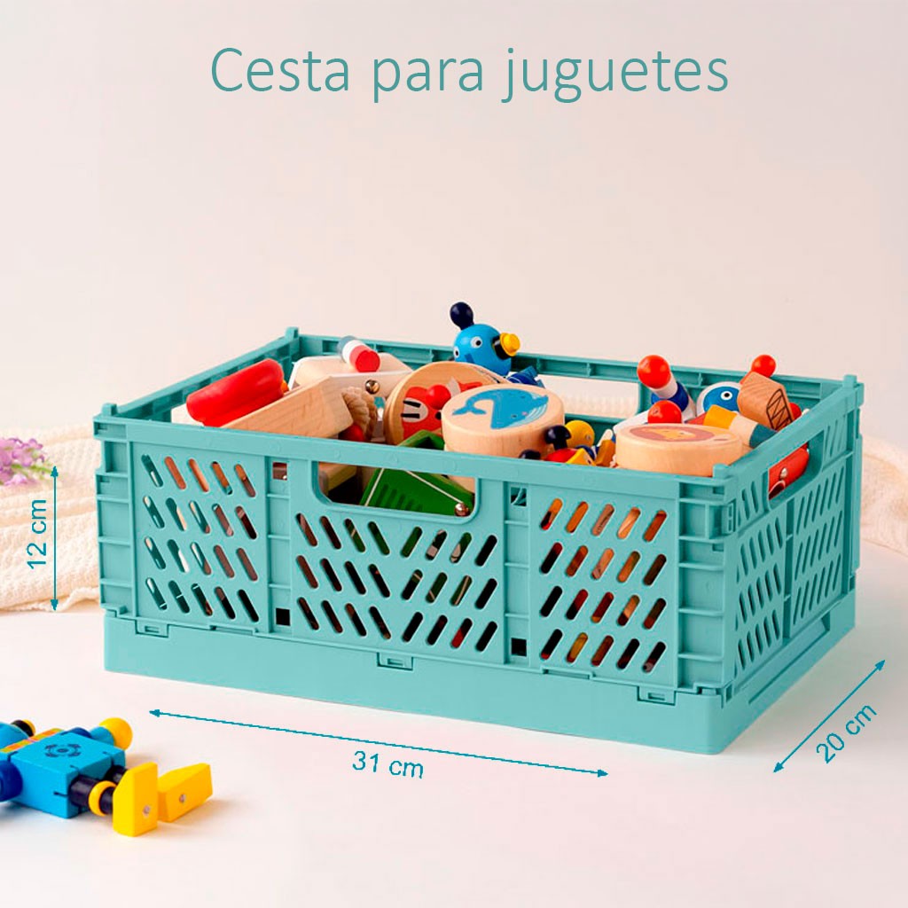 Canasta plegable ideal para cestas de regalo bebe