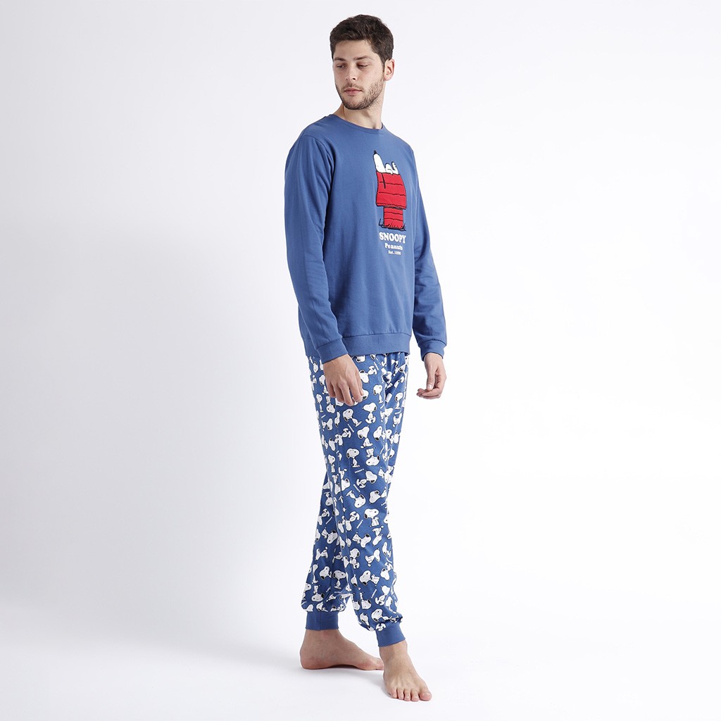 Pijama Hombre Algodón Snoopy Admas